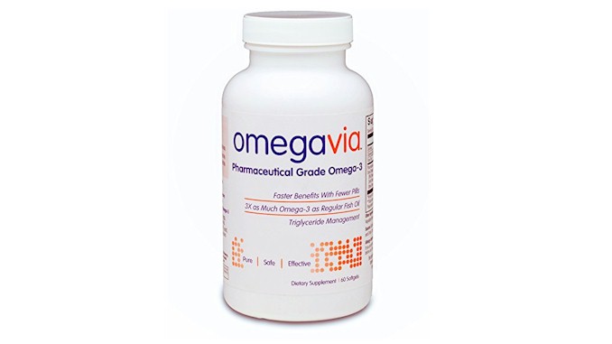 美國前10大Omega-3魚油營養補充劑 – OmegaVia Phrama-Grade Fish Oil