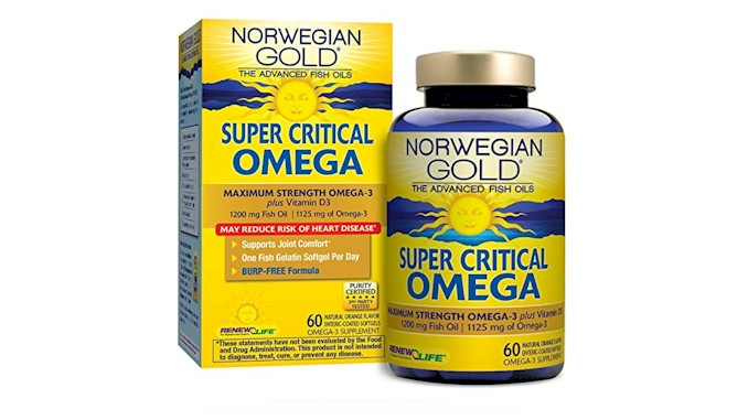 美國10大Omega-3魚油營養補充劑 – Norwegian Gold Ultimate Fish Oils Super Critical Omega