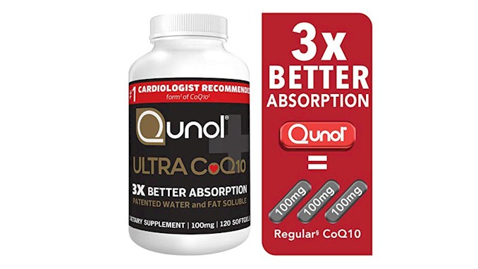 Qunol Ultra 3倍吸收率輔酶q10每粒100毫克