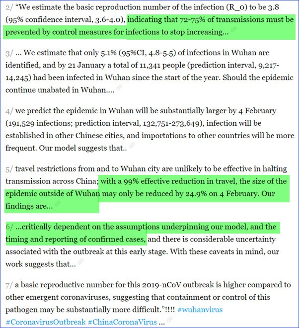 美國公共健康科學家發布的有關新型冠狀病毒傳染性的信息