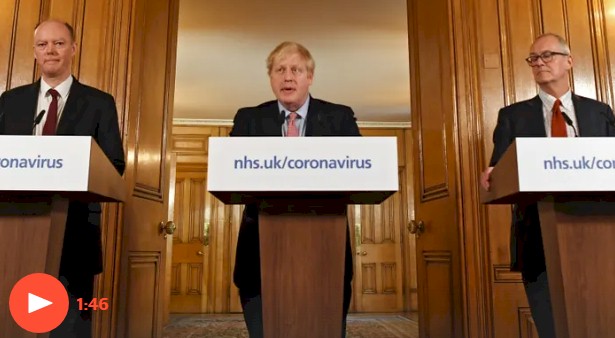 新冠病毒會感染80%的英國人-英國首相約翰遜